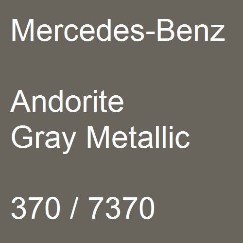 Mercedes-Benz, Andorite Gray Metallic, 370 / 7370.